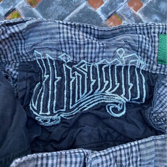 O'Neill Men's Black/Gray Plaid Check Bermuda Shorts. Size 26. VGUC! - Picture 4 of 4